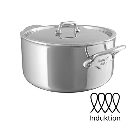 Mauviel Cook Style gryde med stållåg stål - 5,8 liter - 24 cm