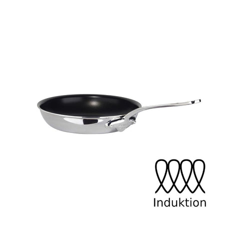 Mauviel Cook Style stegepande blank stål - 20 cm med non-stick belægning