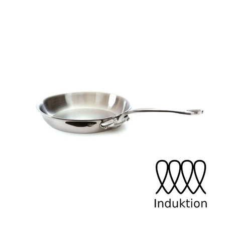 Mauviel Cook Style stegepande blank stål - 28 cm